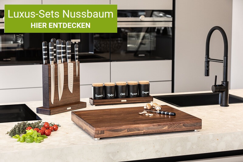 Design Schneidebrett Set Nussbaum