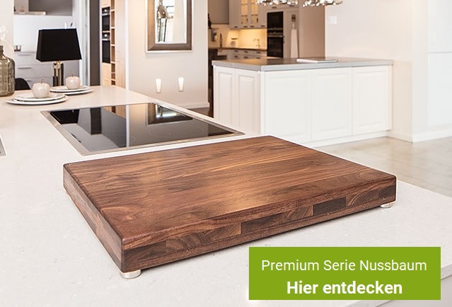 Schneidebrett Nussbaum Premium