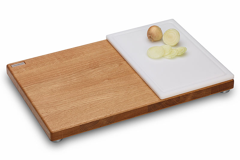 Schneidboard Eiche + Zwiebelbrett PE