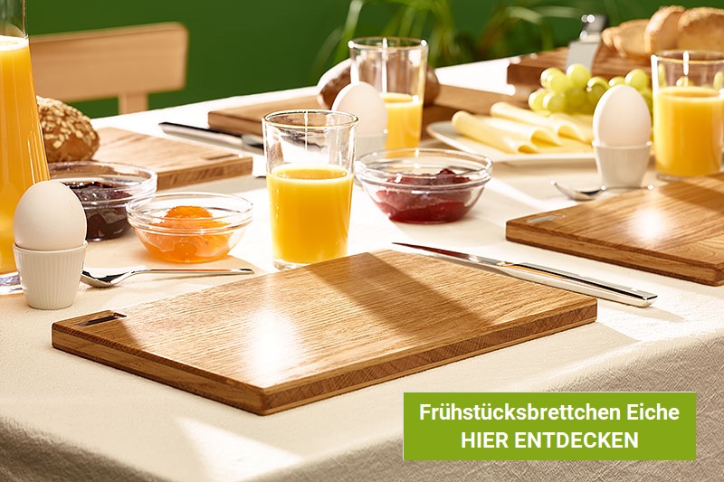 Frühstücksbrettchen Eiche