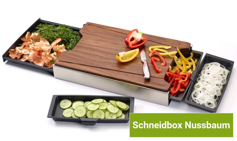 Schneidbox Nussbaum